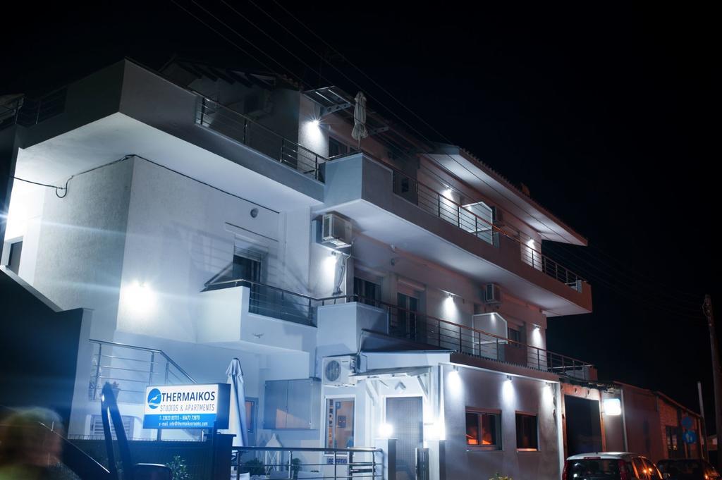 Thermaikos Studios & Apartments Peraia  Bagian luar foto